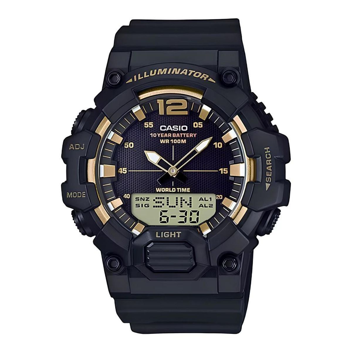 CASIO - Reloj Hdc-700-9av Hombre Analogo Digital Resina - Negro