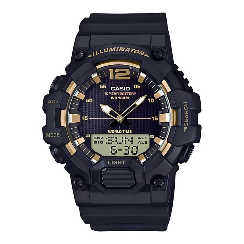 CASIO - Reloj Hdc-700-9av Hombre Analogo Digital Resina - Negro