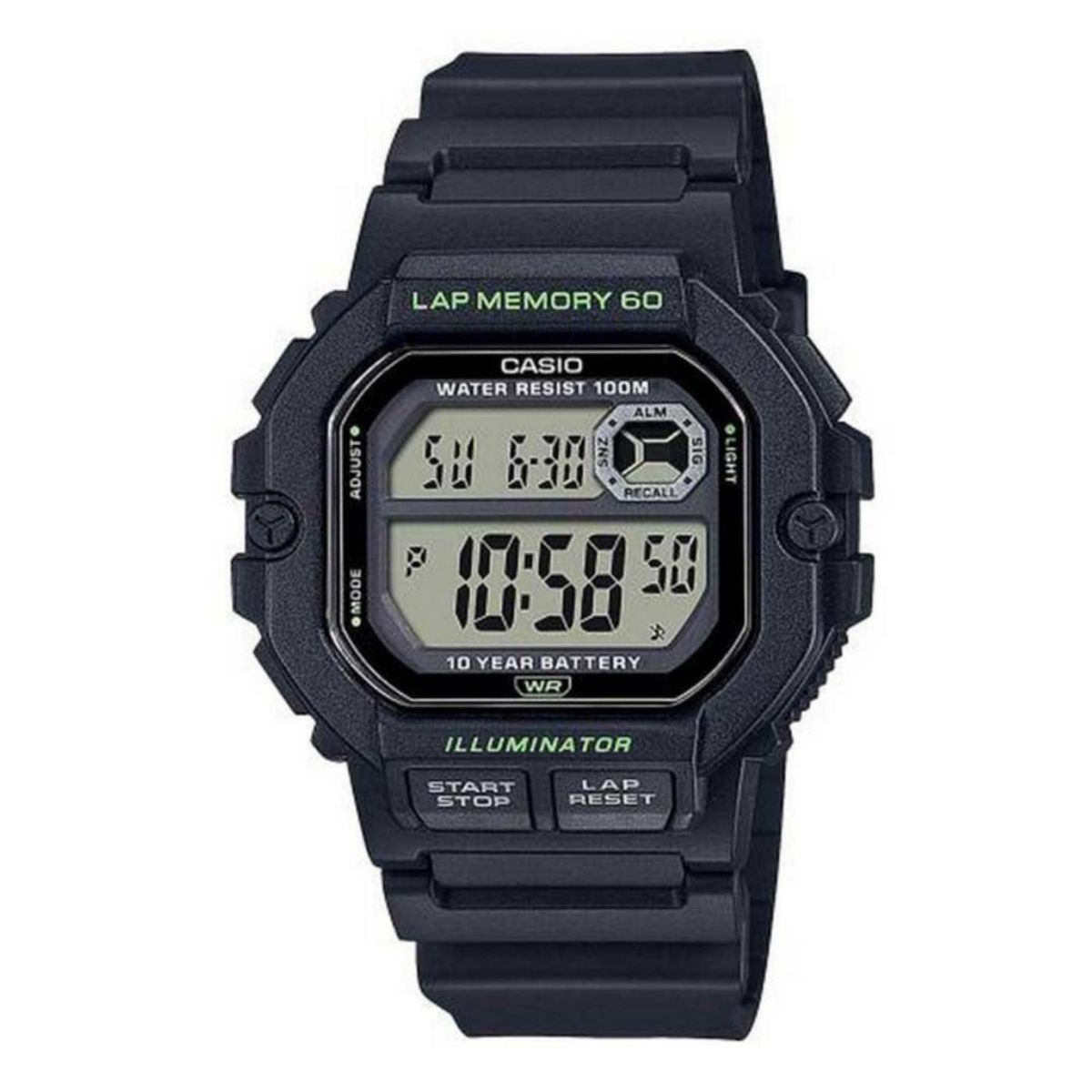 CASIO - Reloj Ws-1400h-1av Hombre Digital Resina - Negro