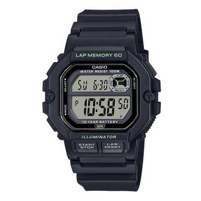 CASIO - Reloj Ws-1400h-1av Hombre Digital Resina - Negro