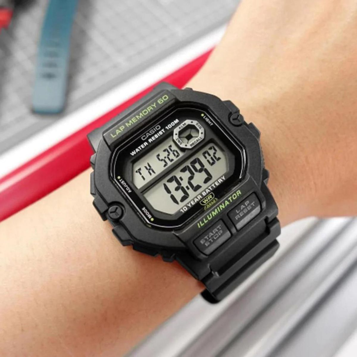 CASIO - Reloj Ws-1400h-1av Hombre Digital Resina - Negro