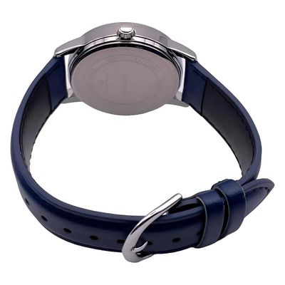 Imagen 2 del producto Reloj Mtp-V002l-2b3 Hombre Analogo Cuero - Azul