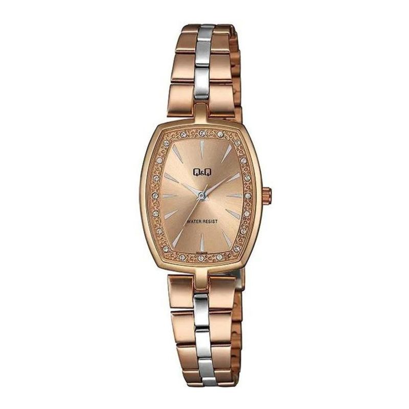 Q&Q - Reloj Qc13j402y Mujer Analogo Metal - Dorado