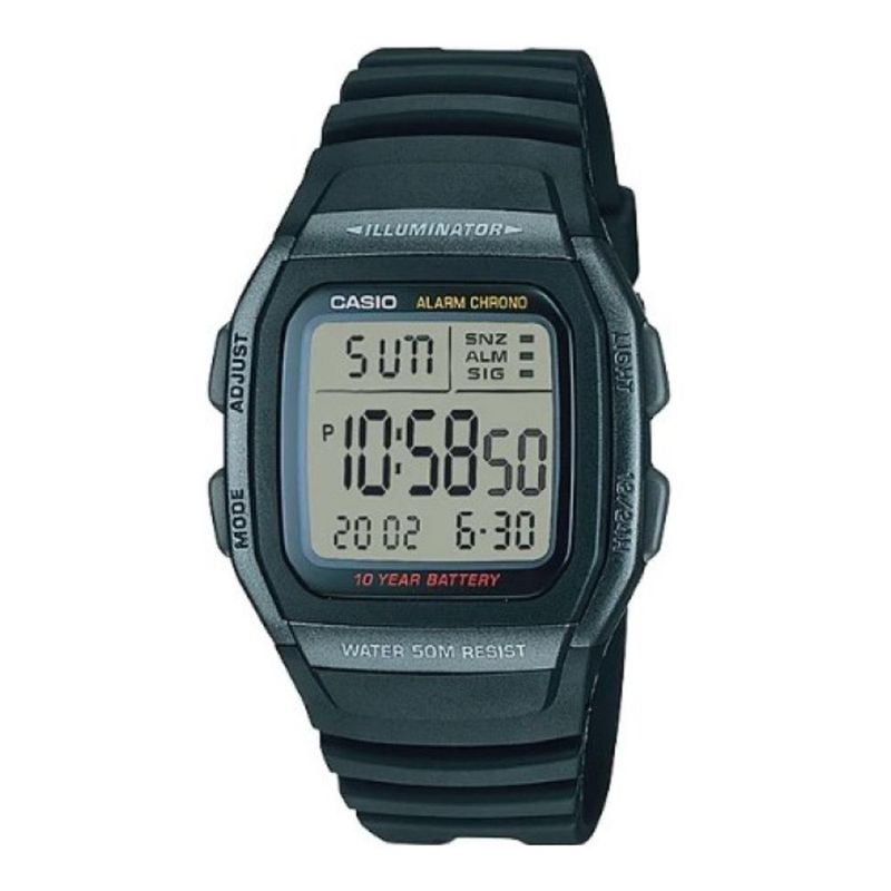 CASIO - Reloj W-96h-1bv Hombre Digital Resina - Negro
