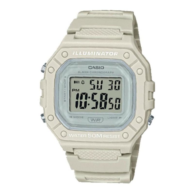 CASIO - Reloj W-218hc-8av Hombre Digital Resina - Beige
