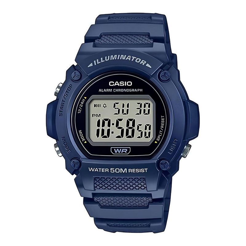 CASIO - Reloj W-219h-2av Hombre Digital Resina - Azul
