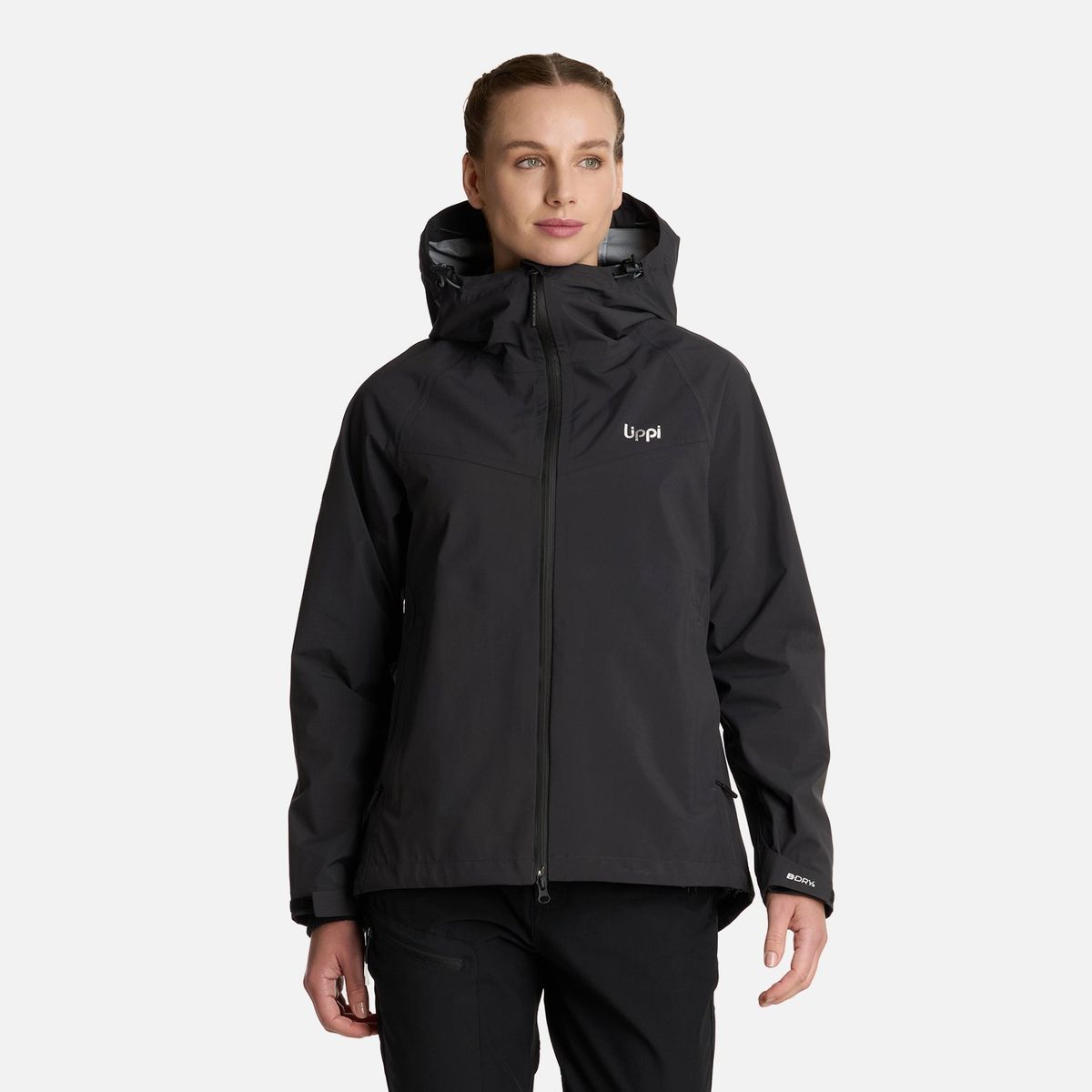 LIPPI - Chaqueta Mujer Alpine B-Dry Hoody Jacket Negro Lippi