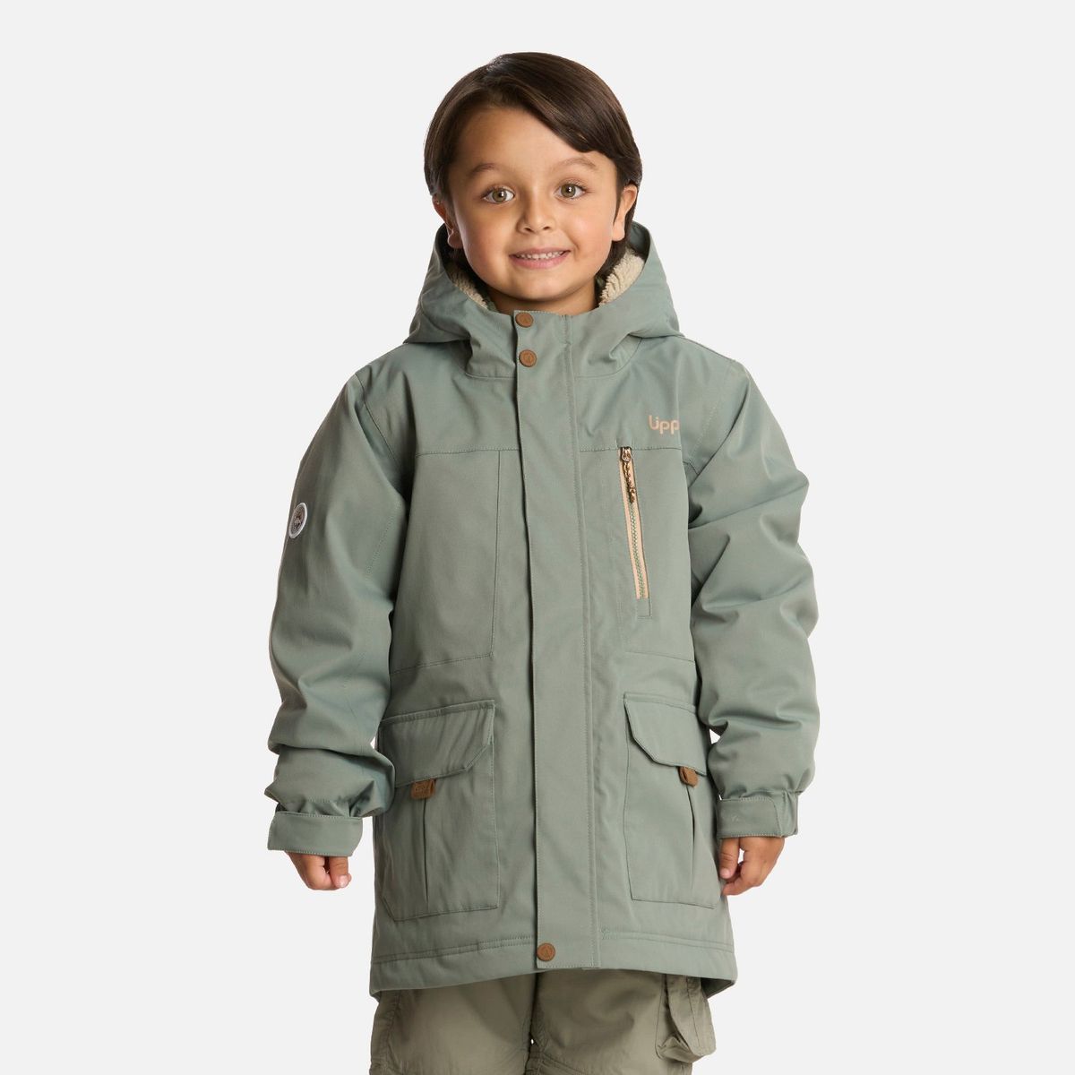 LIPPI - Chaqueta Niño Roble B-Dry Hoody Jacket Jade Oscuro Lippi