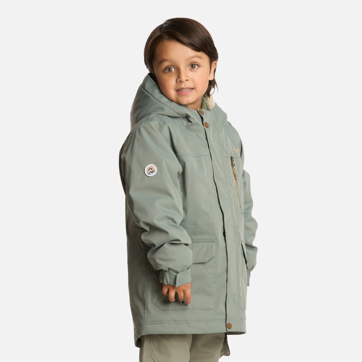 LIPPI - Chaqueta Niño Roble B-Dry Hoody Jacket Jade Oscuro Lippi