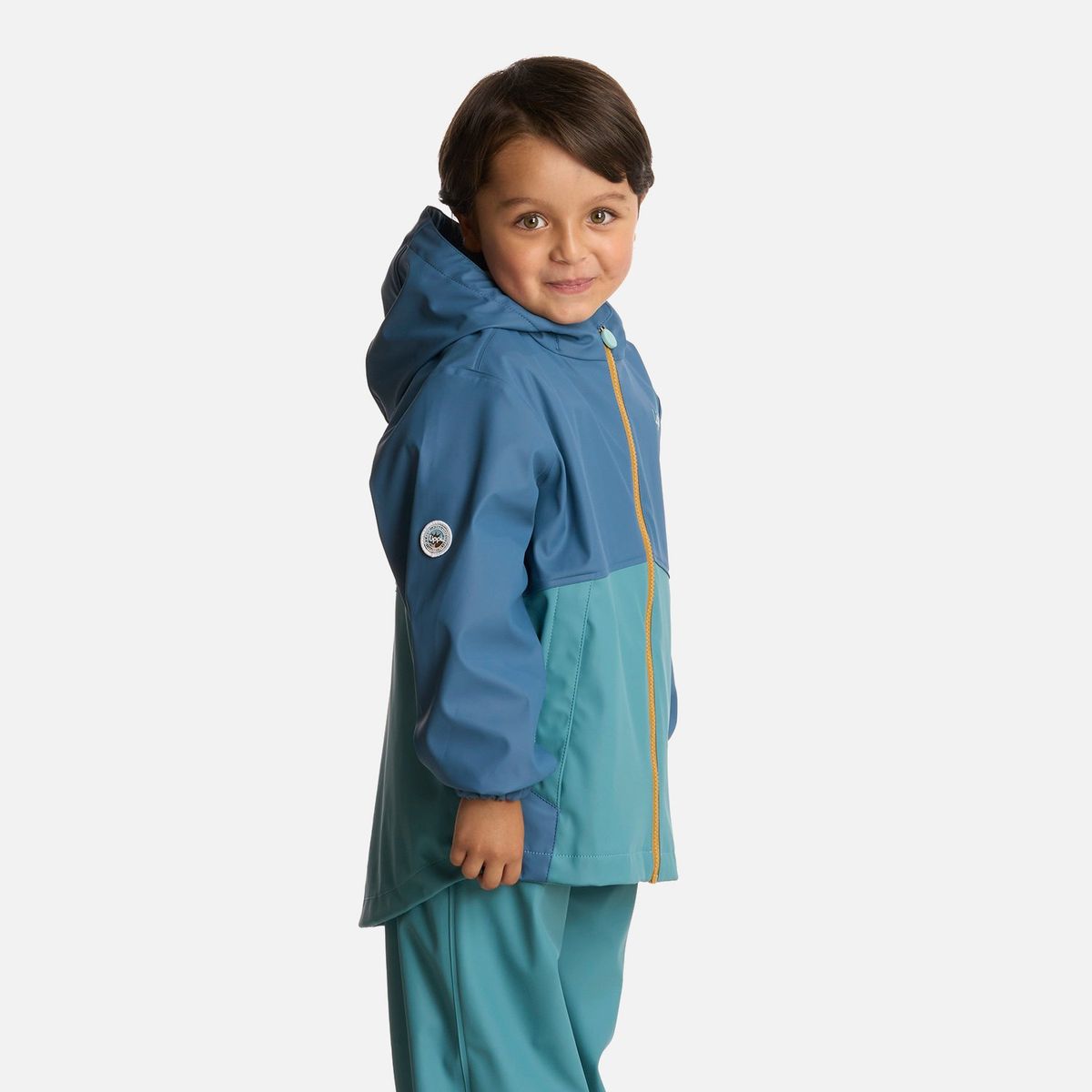 LIPPI - Chaqueta Niño Muddy B-Dry Hoody Jacket Azul Piedra Lippi