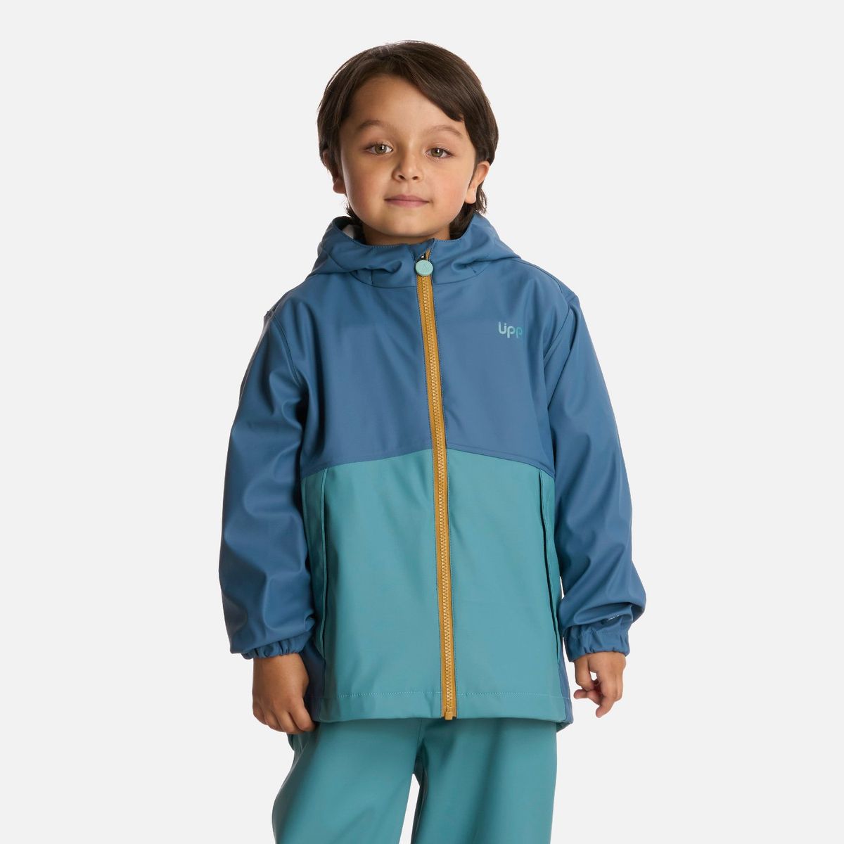 LIPPI - Chaqueta Niño Muddy B-Dry Hoody Jacket Azul Piedra Lippi