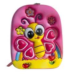 GENERICO - Mochila Infantil Niña Con Diseño 3D Mariposa