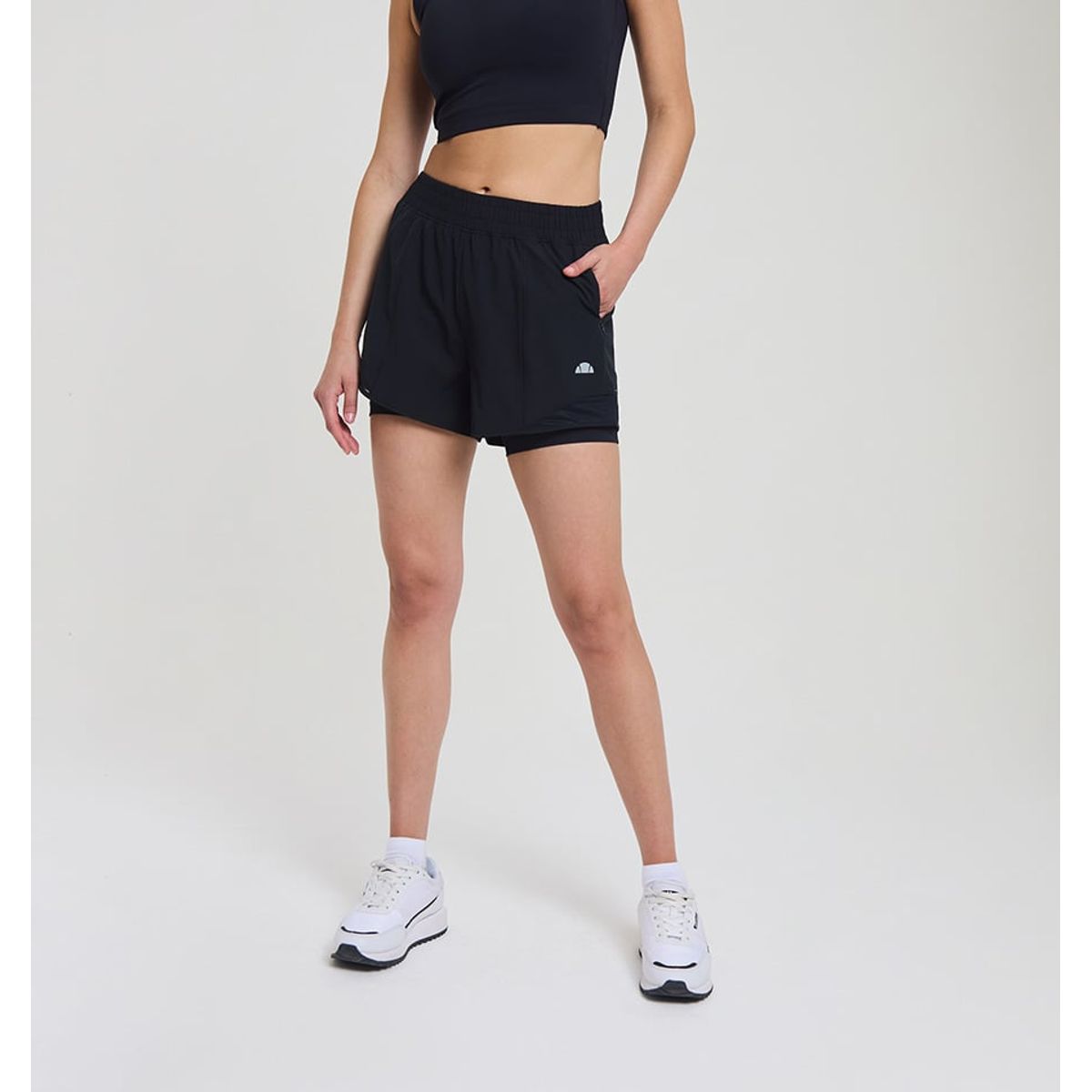 ELLESSE - SHORT MUJER ELLESSE RUMANIA NEGRO