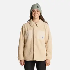 HAKA HONU - Chaqueta Mujer Leñadora Crema