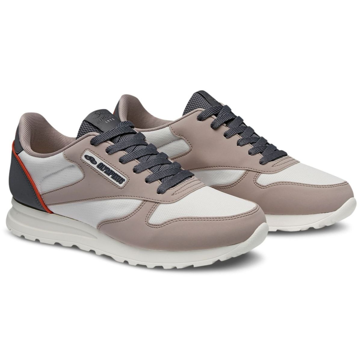 OLYMPIKUS - Zapatilla Hombre Jogging 101 Beige/Azul