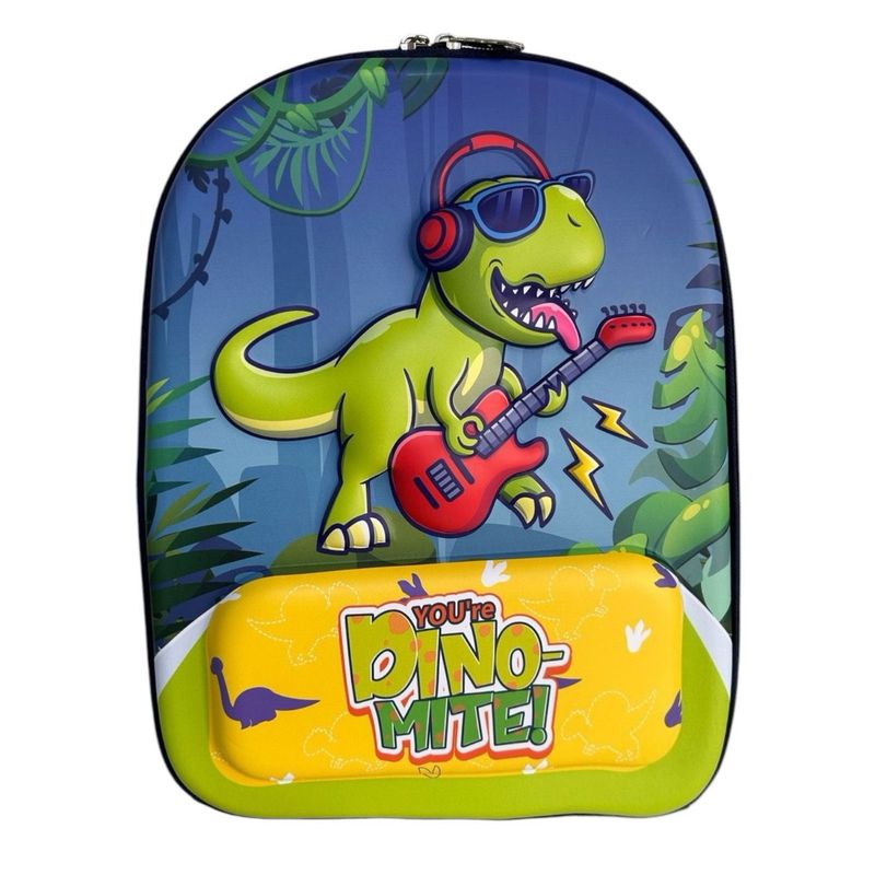 GENERICO - Mochila Infantil Niño Con Diseño 3D Dinosaurio