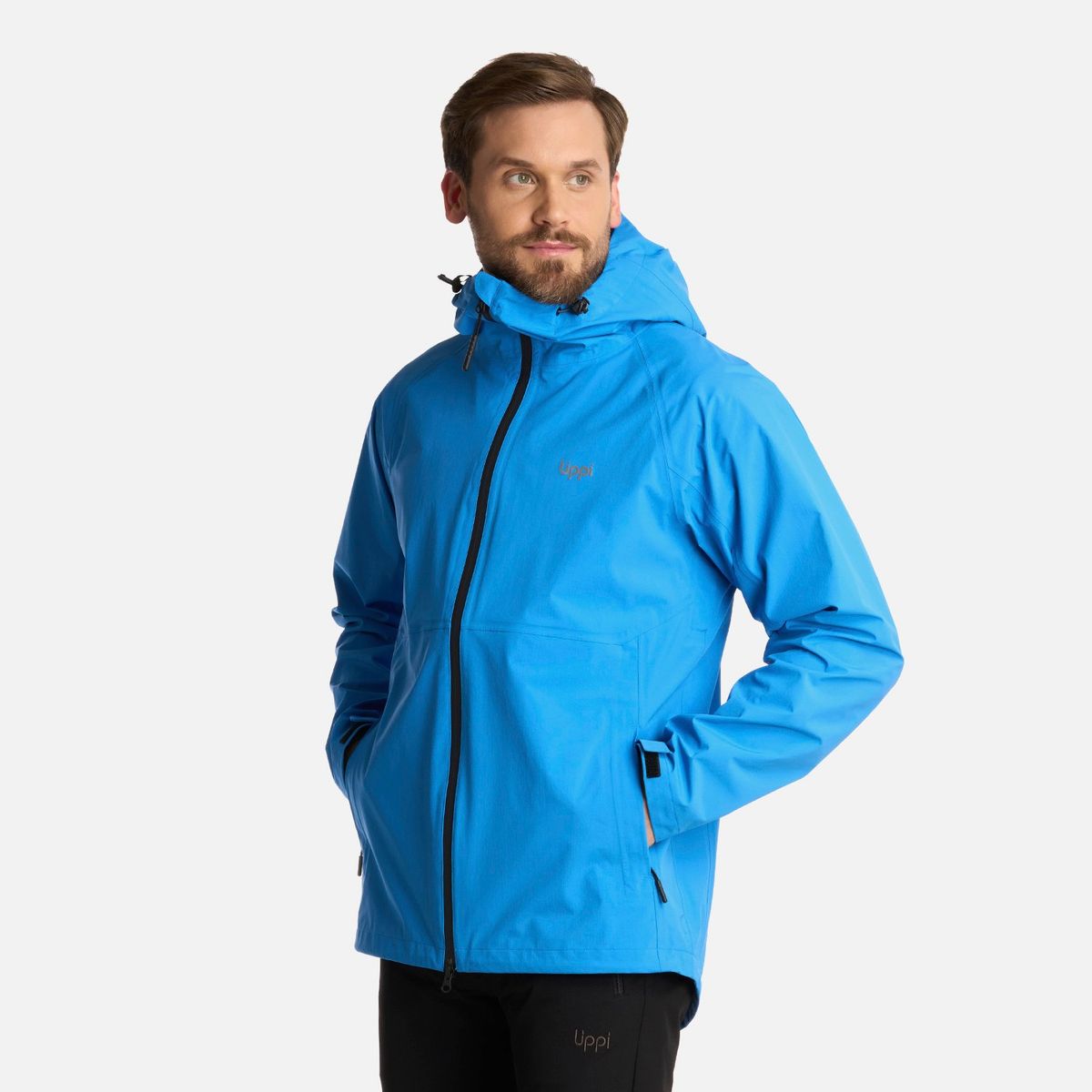 LIPPI - Chaqueta Hombre Alpine B-Dry Hoody Jacket Azulino Lippi