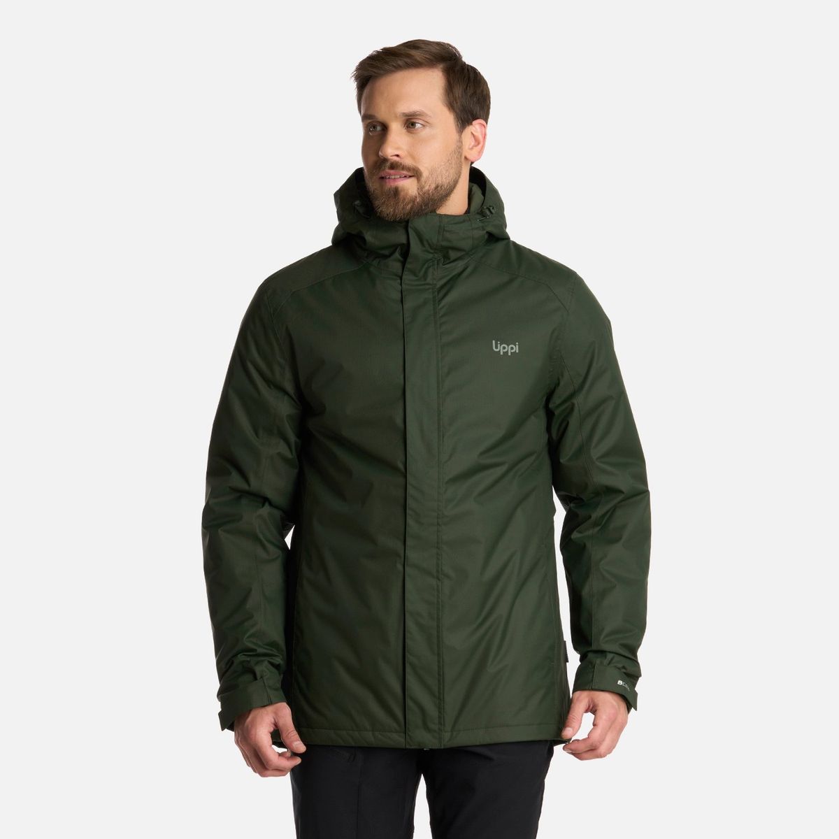 LIPPI - Chaqueta Hombre Suntra Steam-pro Hoody Jacket Verde Militar Lippi