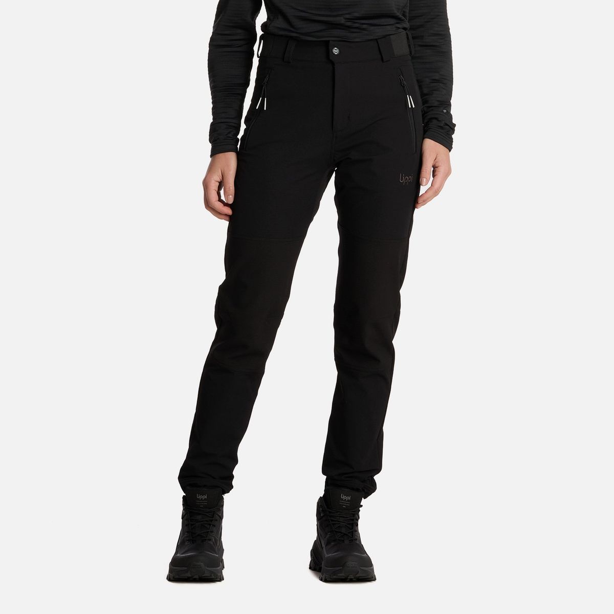 LIPPI - Pantalón Mujer Shelter Softshell Pants Negro Lippi