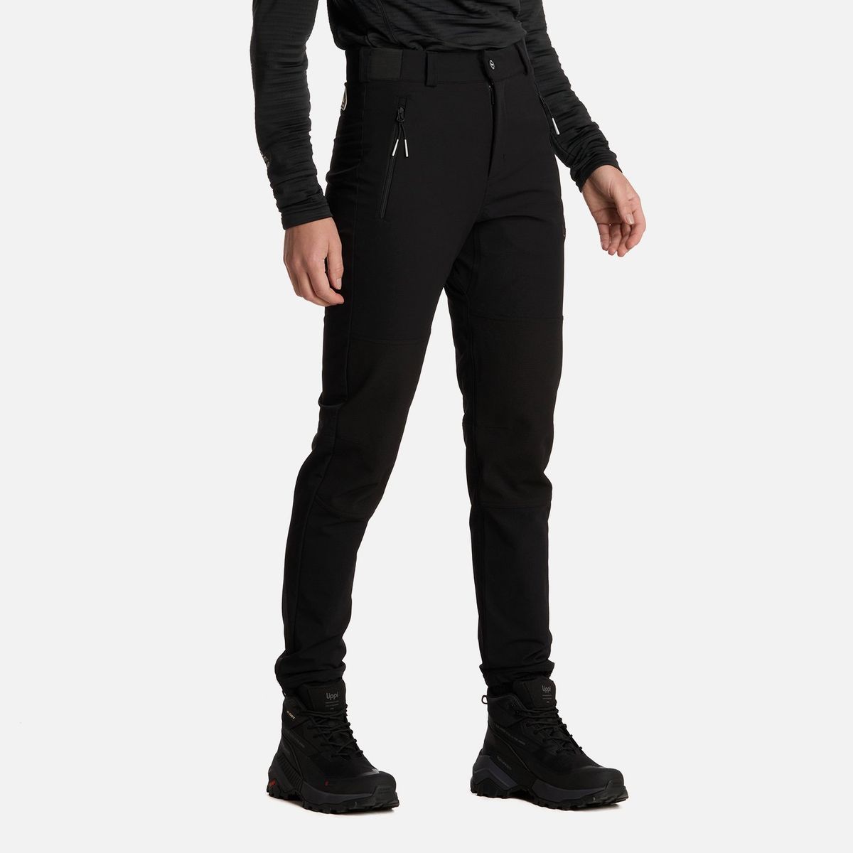 LIPPI - Pantalón Mujer Shelter Softshell Pants Negro Lippi