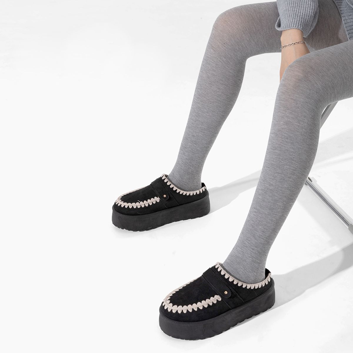 WEIDE - Zueco tipo Pantufla Casual Mujer Moda Comodo Weide SL28