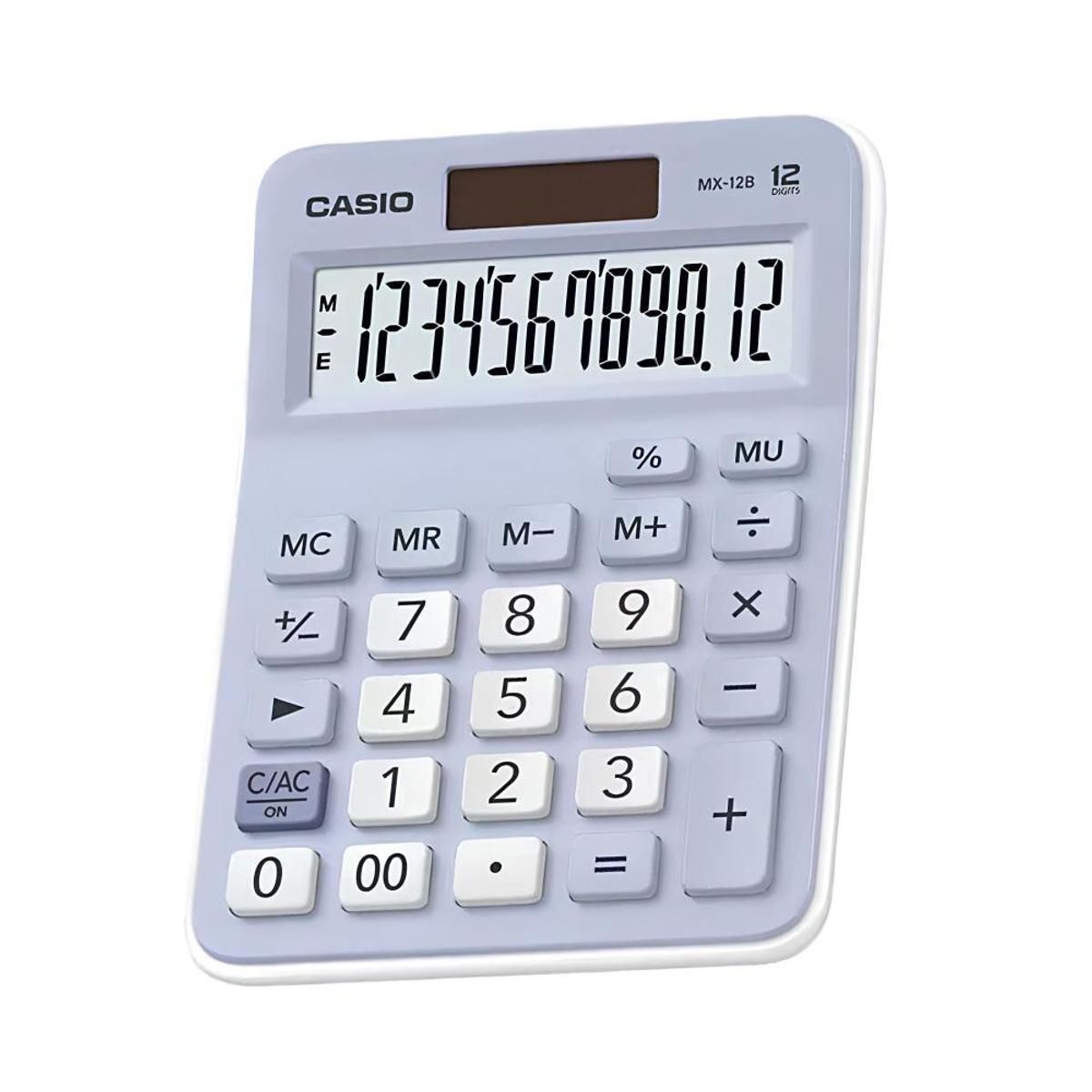 CASIO - Calculadora Mx-12b-Lb Escritorio - Azul