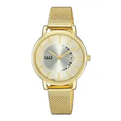 Q&Q - Reloj A479j001y Mujer Analogo Metal - Dorado
