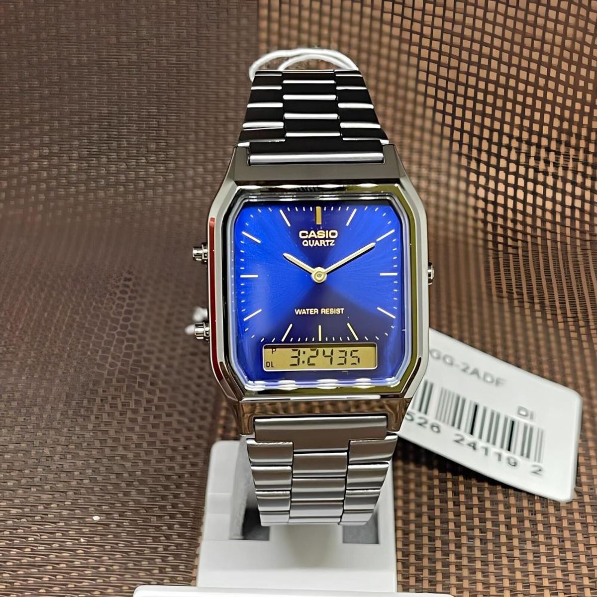 CASIO - Reloj Aq-230gg-2a Hombre Analogo Digital Metal - Gris