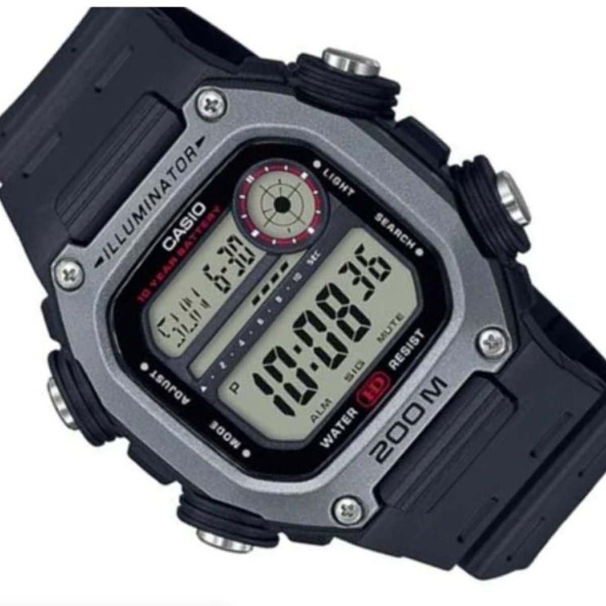 CASIO - Reloj Dw-291h-1av Hombre Digital Resina - Negro