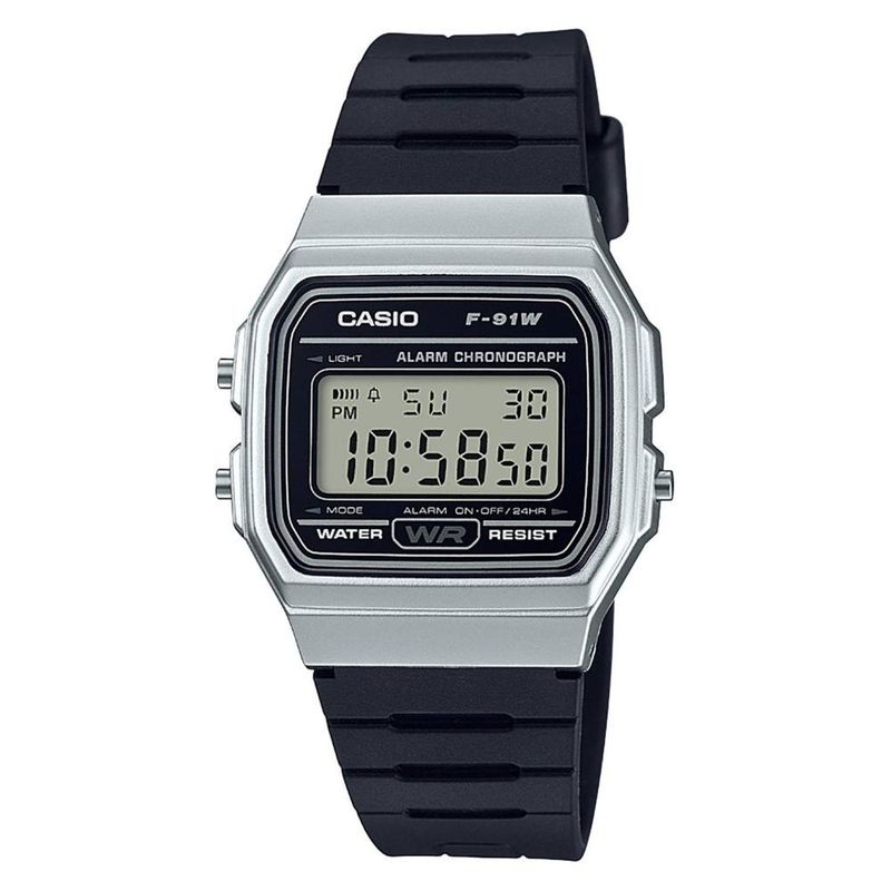CASIO - Reloj F-91wm-1b Digital Resina - Negro