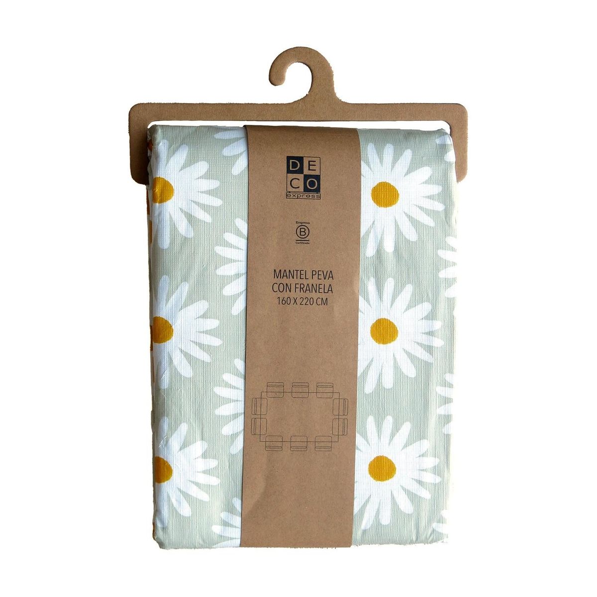 DECO EXPRESS - Mantel Peva Margaritas 180x280