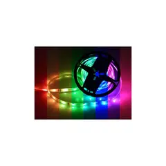 GENERICO - Tira cinta de luz led RGB con control remoto bluetooth 5 metros