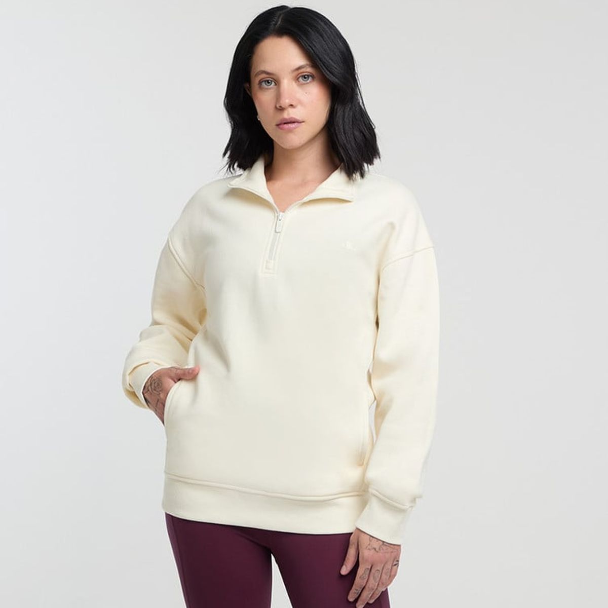 ELLESSE - POLERON MUJER ELLESSE ITALIA CREMA