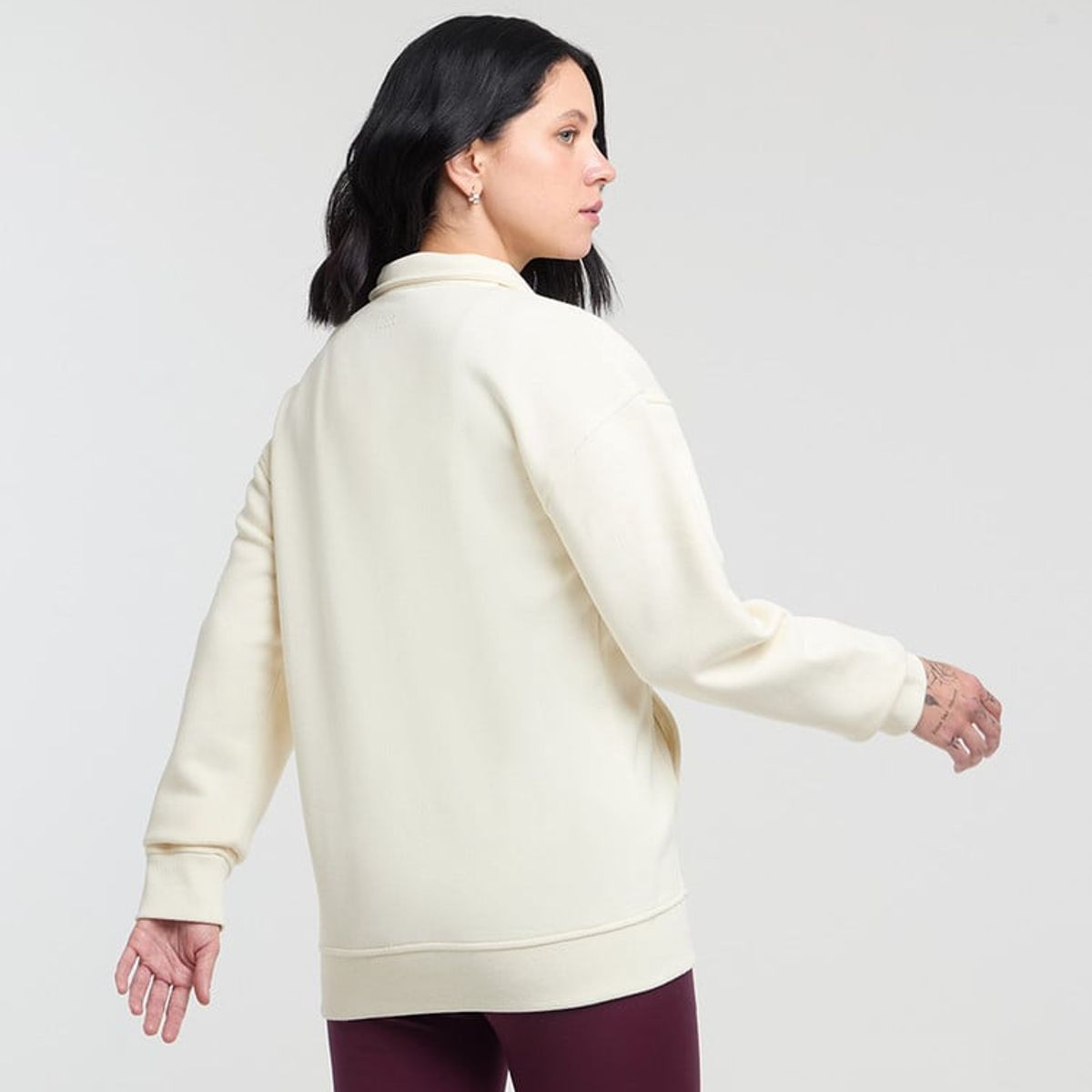 ELLESSE - POLERON MUJER ELLESSE ITALIA CREMA