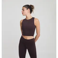 ELLESSE - POLERA MUJER ISIDORA CAFÉ