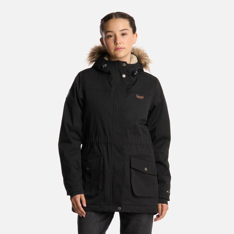 LIPPI - Chaqueta Teen Girl Roble B-Dry Hoody Jacket Negro Lippi