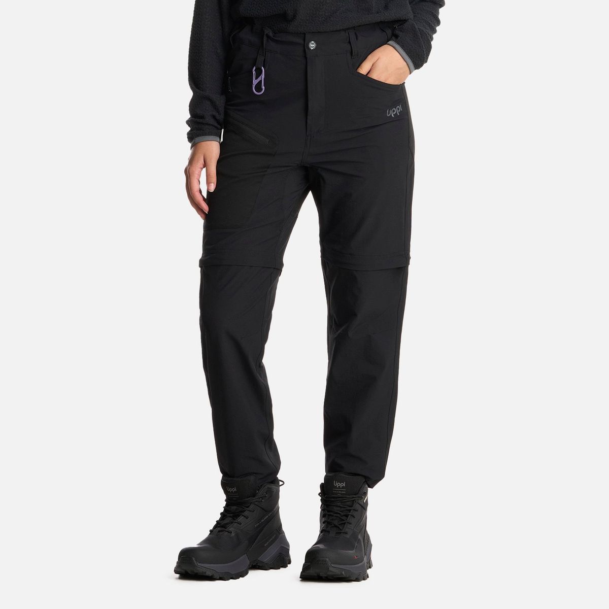 LIPPI - Pantalón Teen Girl Lennox Q-dry Mix-2 Pants Negro Lippi