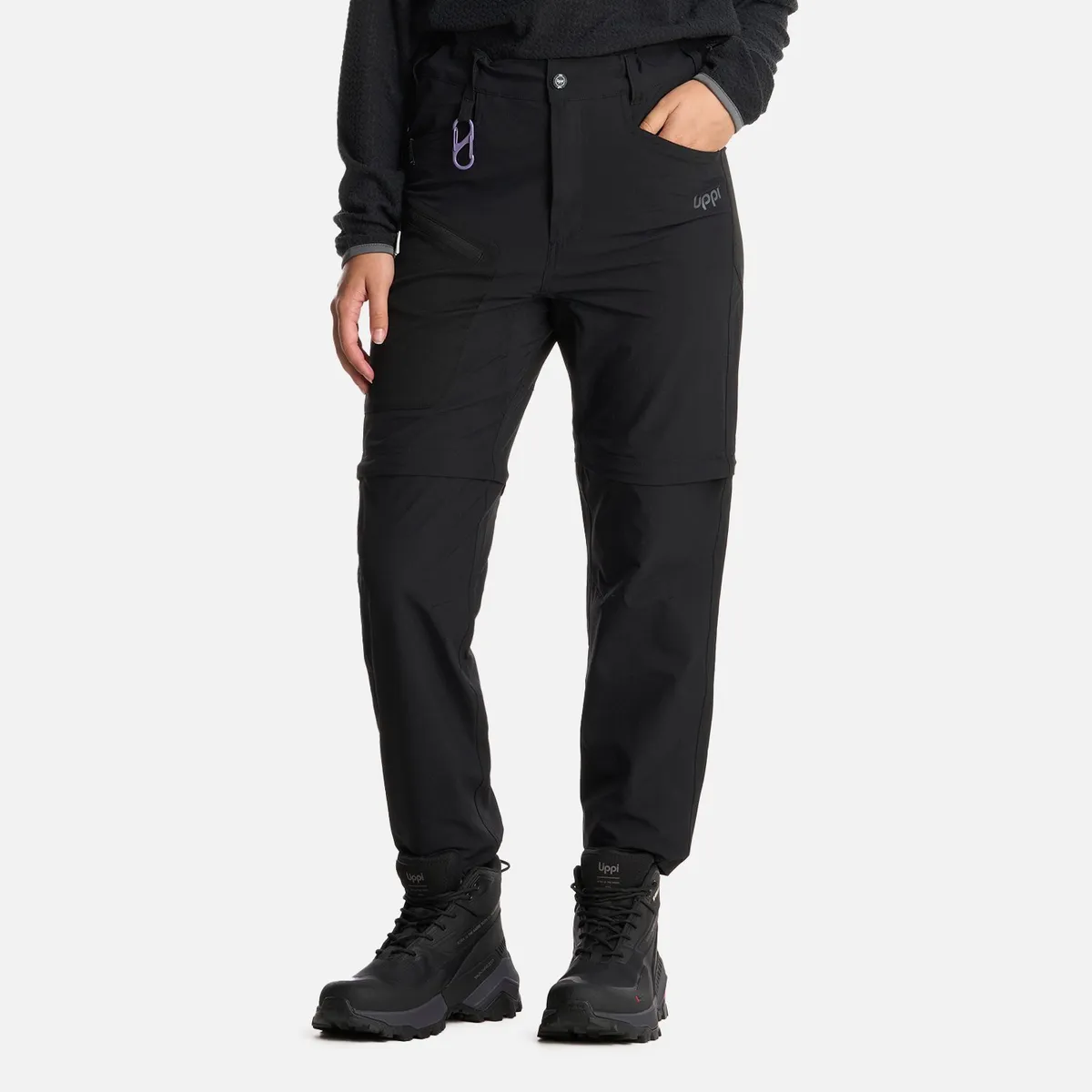 LIPPI - Pantalón Teen Girl Lennox Q-dry Mix-2 Pants Negro Lippi