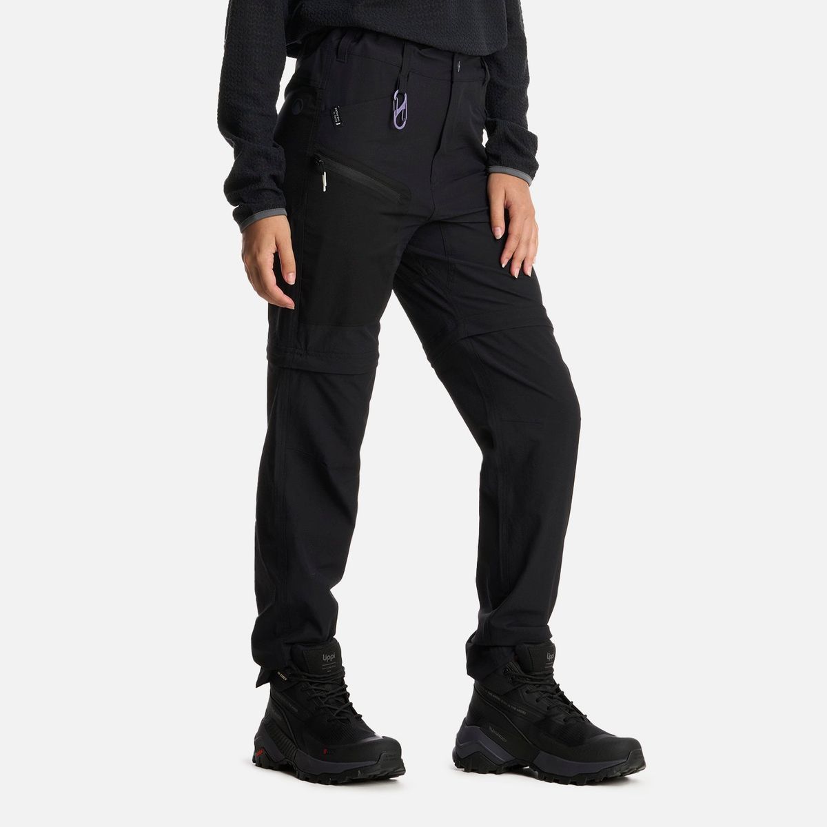 LIPPI - Pantalón Teen Girl Lennox Q-dry Mix-2 Pants Negro Lippi