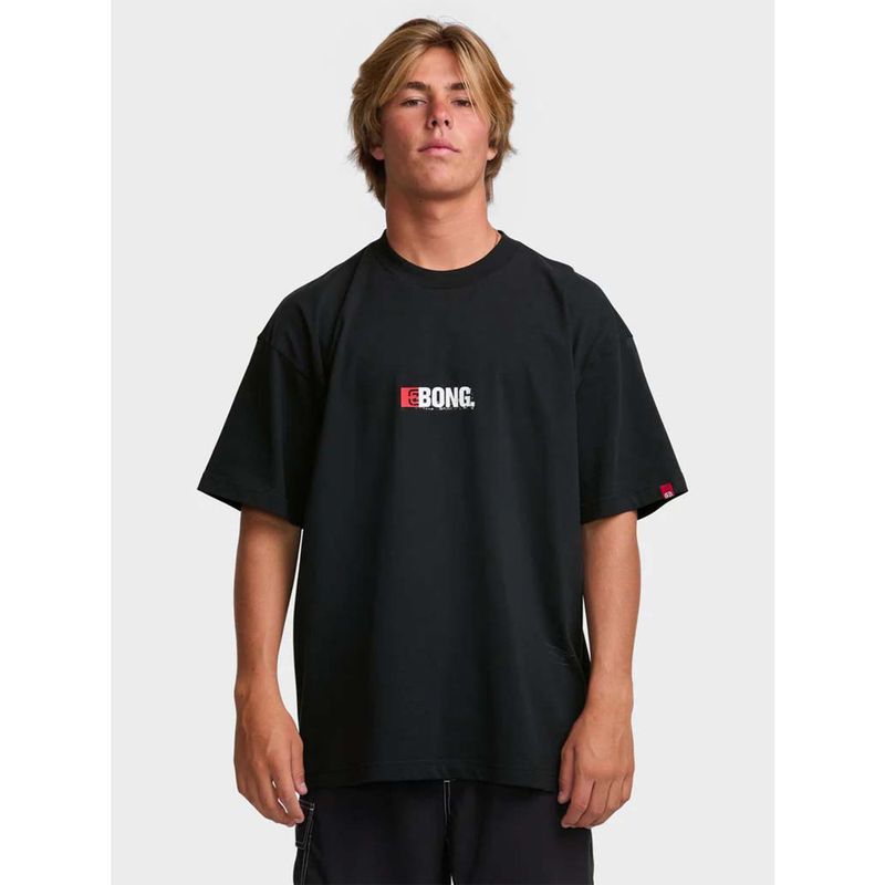 BILLABONG - Polera Manga Corta Hombre Bong Og Negro Billabong BILLABONG
