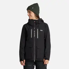 HAKA HONU - Chaqueta Mujer Viento Blanco Negro