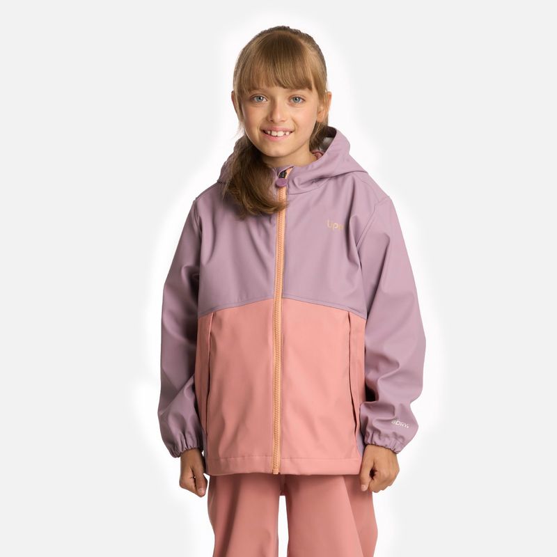 LIPPI - Chaqueta Niña Muddy B-Dry Hoody Jacket Malva Lippi