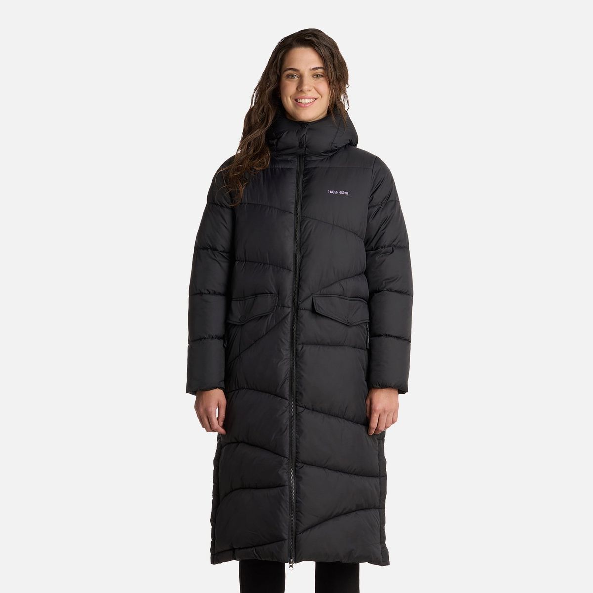 HAKA HONU - Chaqueta Mujer Termal Negro Haka Honu