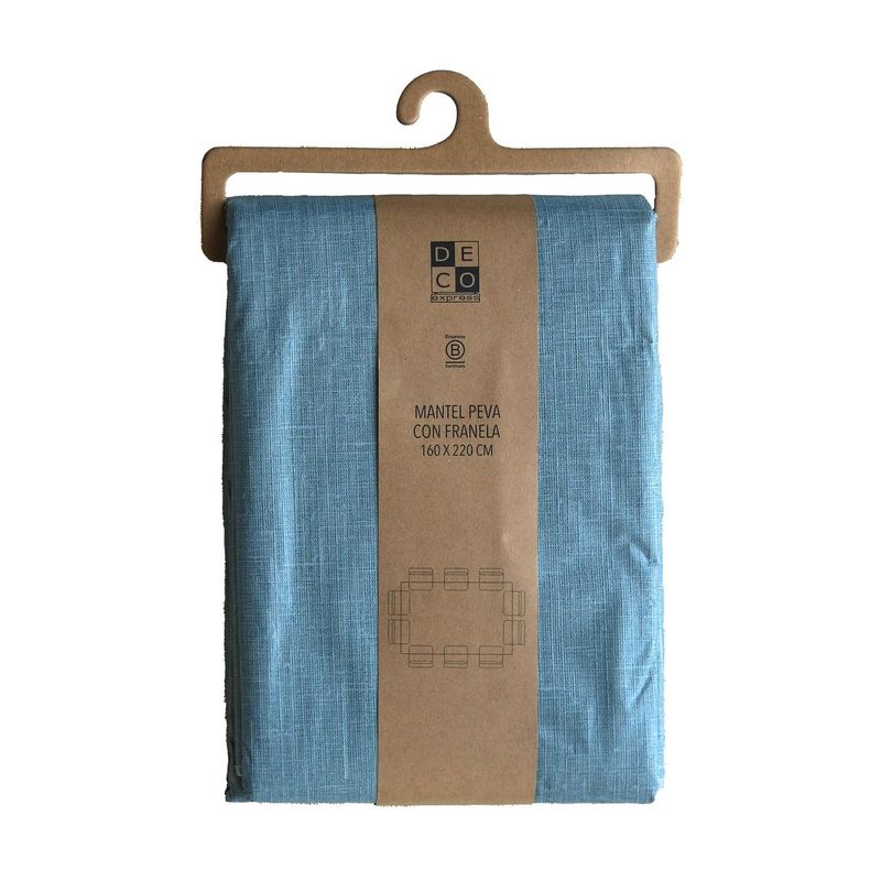 DECO EXPRESS - Mantel Peva Azul 130x180