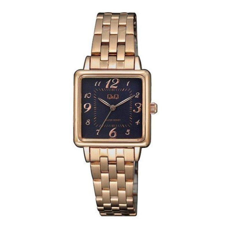 Q&Q - Reloj Qb51j015y Mujer Analogo Metal C - Dorado