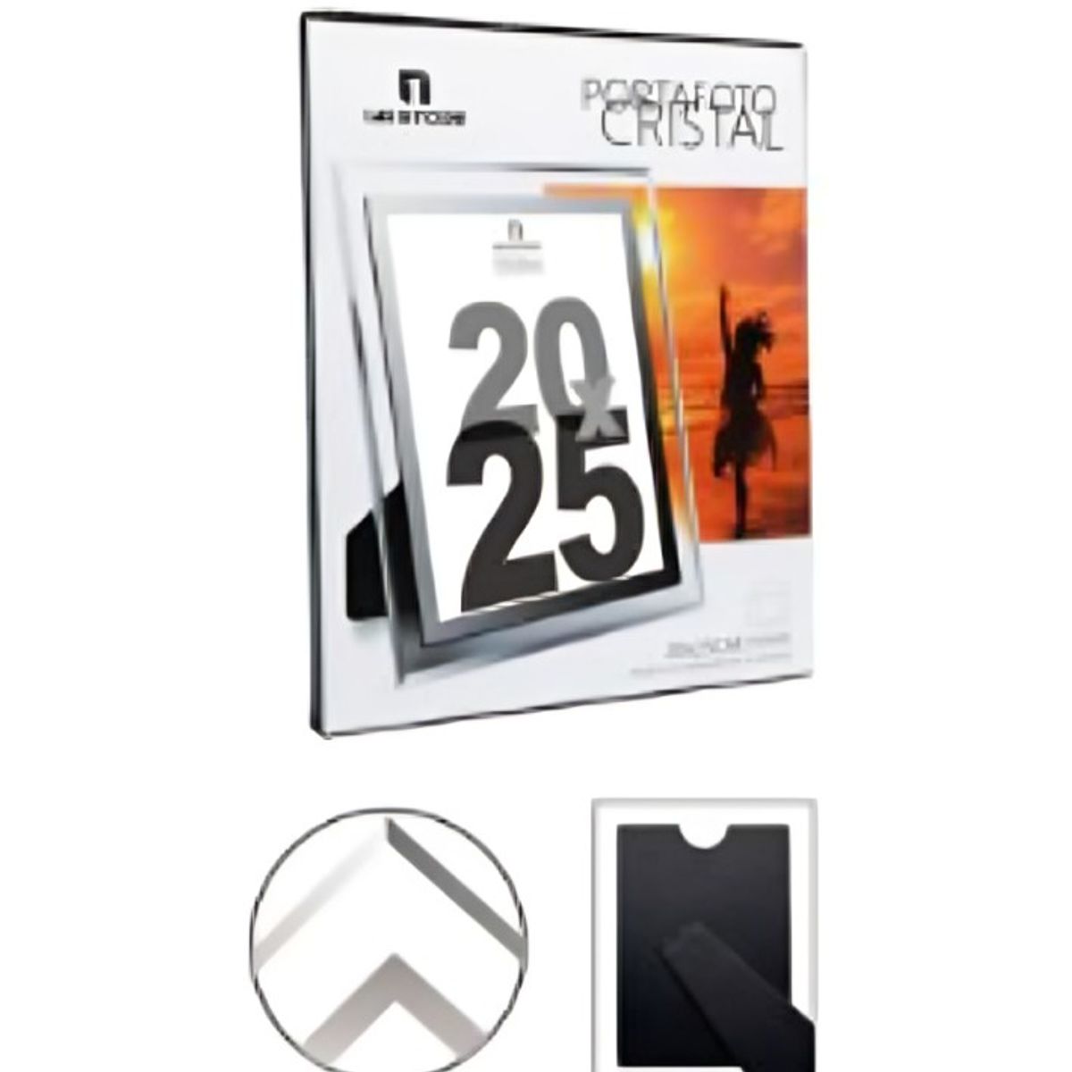 OEM - PORTAFOTO CRISTAL 20X25CM