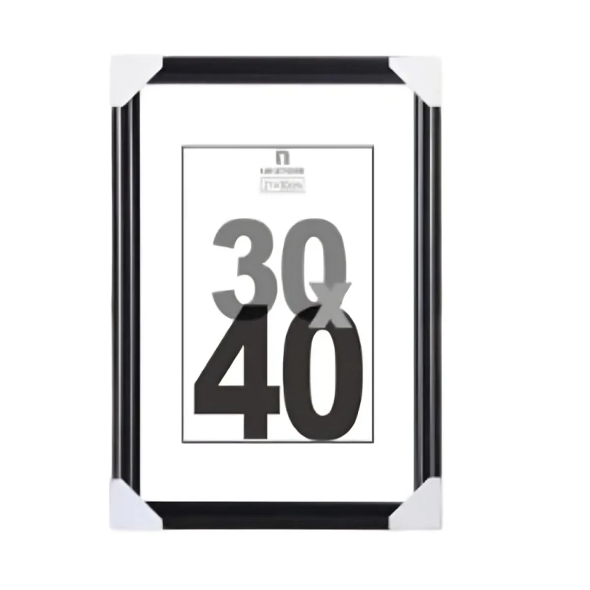 OEM - PORTAFOTO NEGRO 30X40 CM