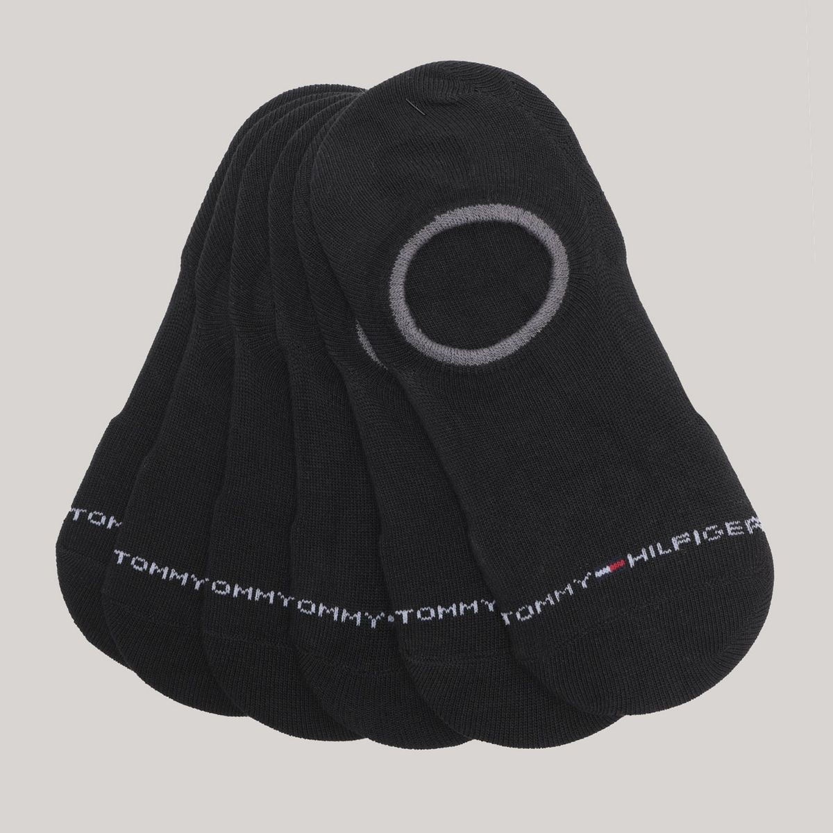 TOMMY HILFIGER - Pack 6 Pares Calcetines Sport Liner Negro Tommy Hilfiger