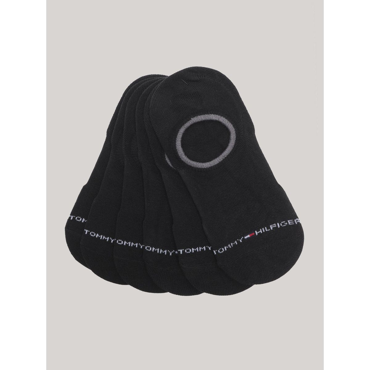 TOMMY HILFIGER - Pack 6 Pares Calcetines Sport Liner Negro Tommy Hilfiger