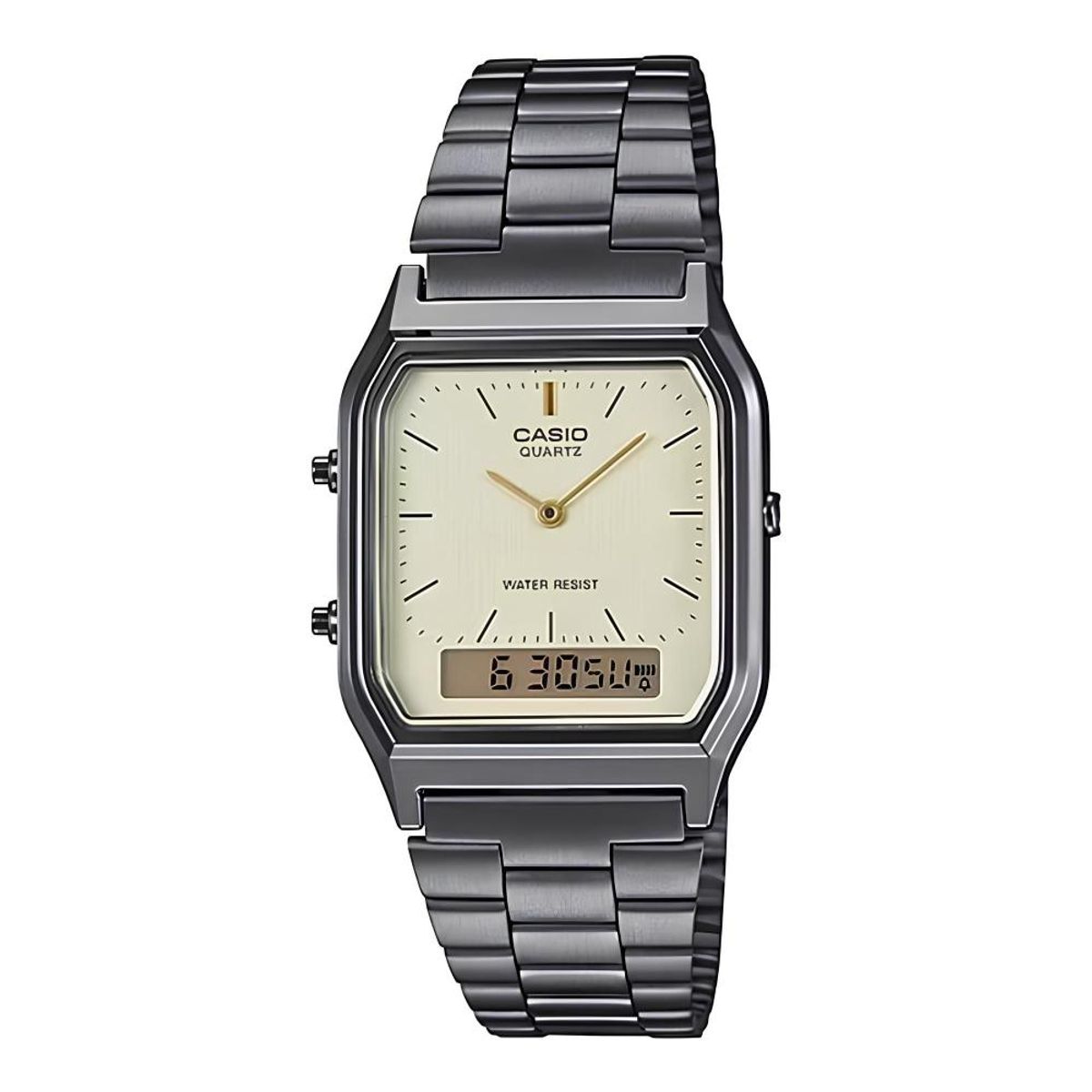CASIO - Reloj Aq-230gg-9a Hombre Analogo Digital Metal - Gris